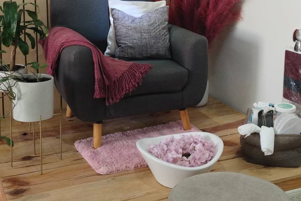 Espacio para pedicure