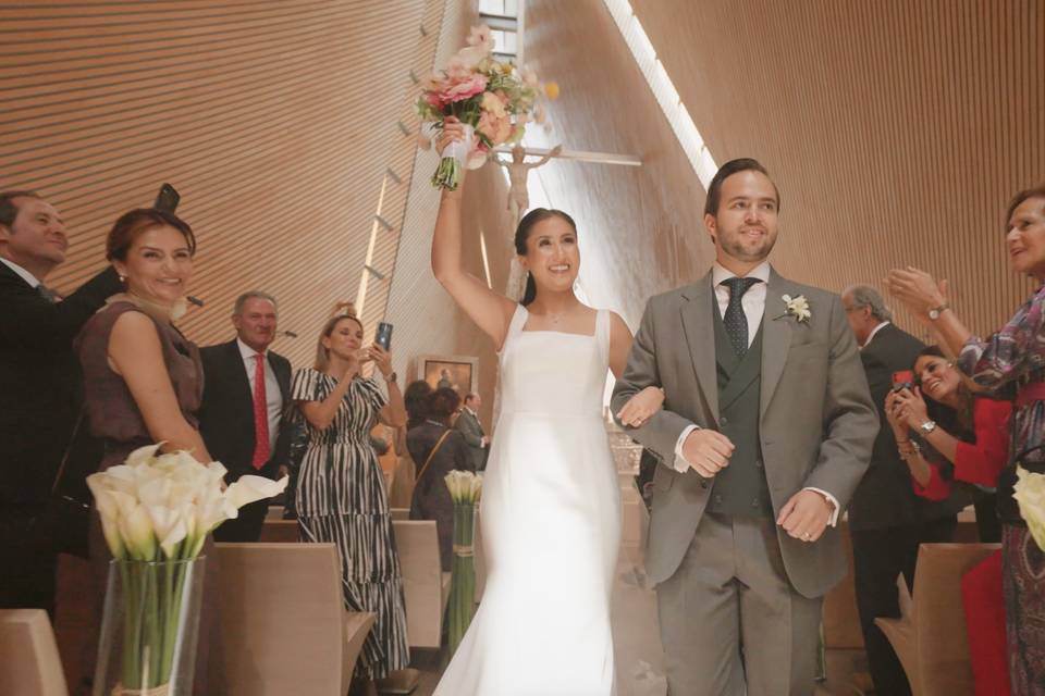 Grabación de momentos especiales durante el matrimonio