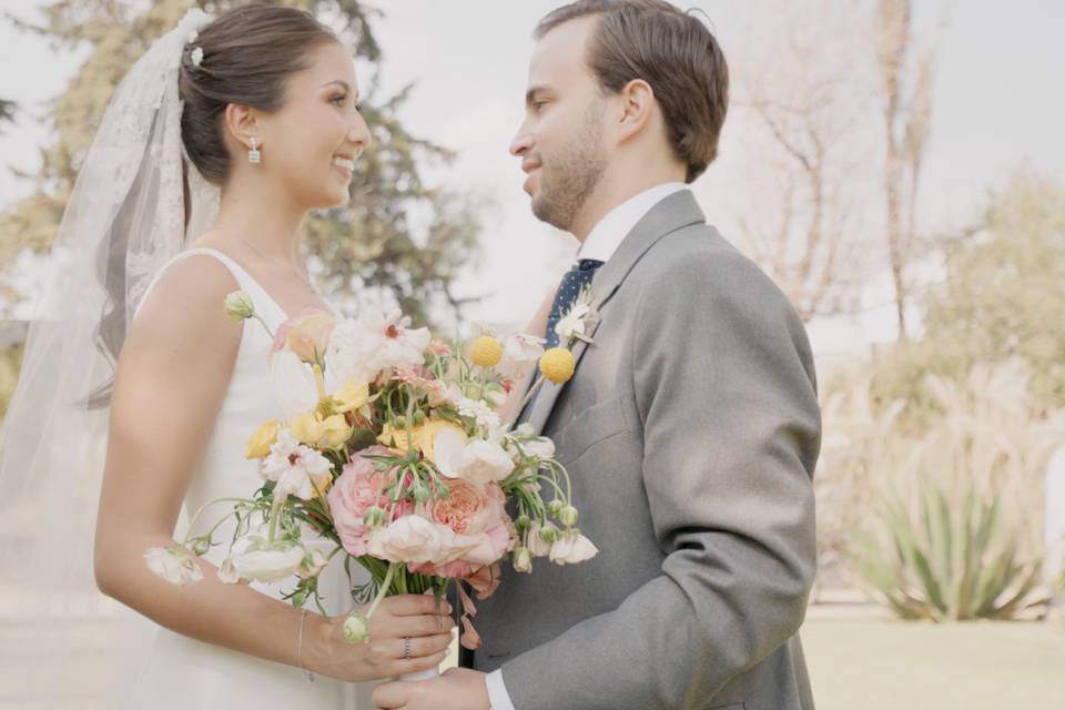 Grabación de momentos especiales durante el matrimonio