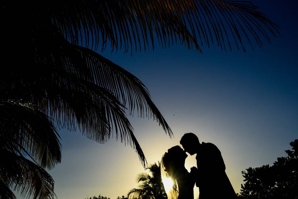 Novios, playa bluevenado