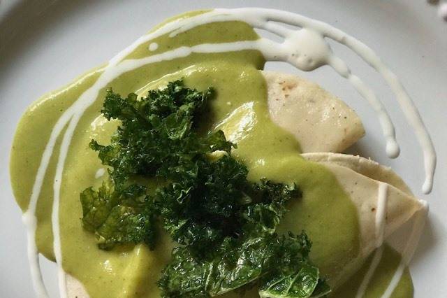 Enchiladas de kale