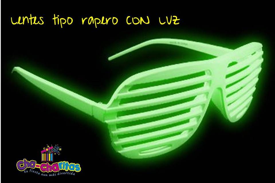 Lente rapero con luz