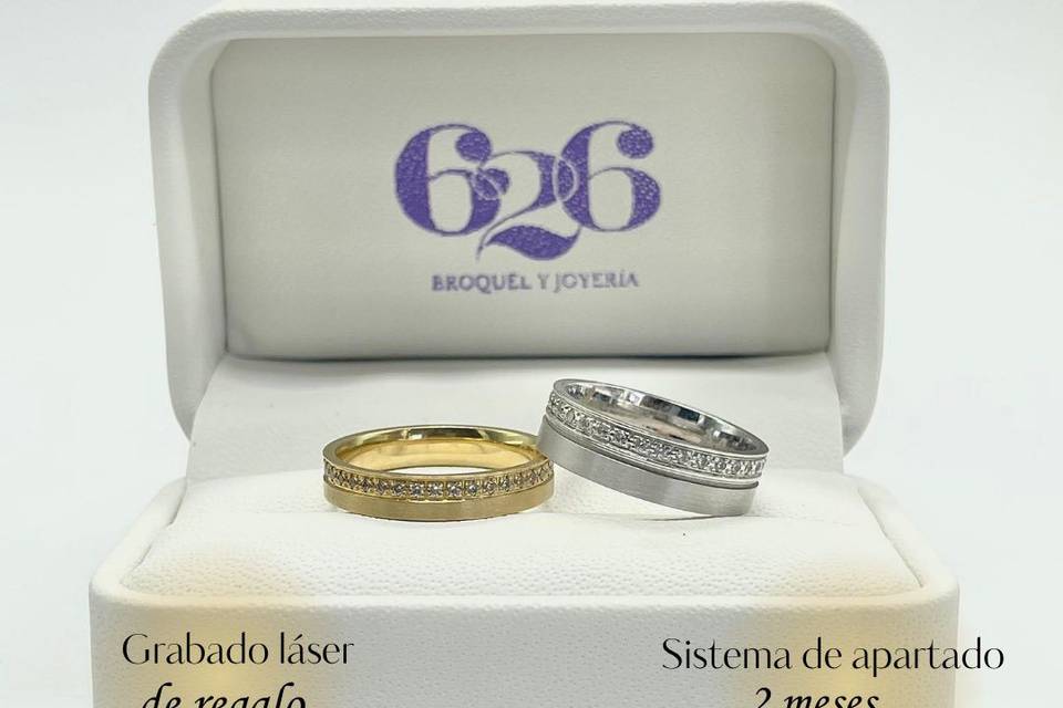 Argollas 10k y 14k