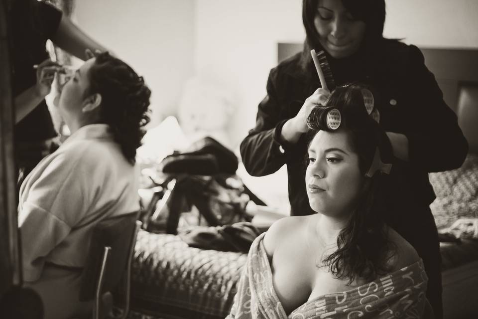 Preparacion de la novia