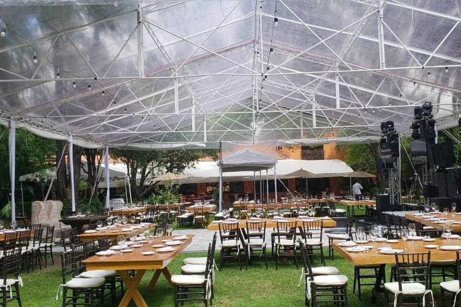 Carpas transparentes