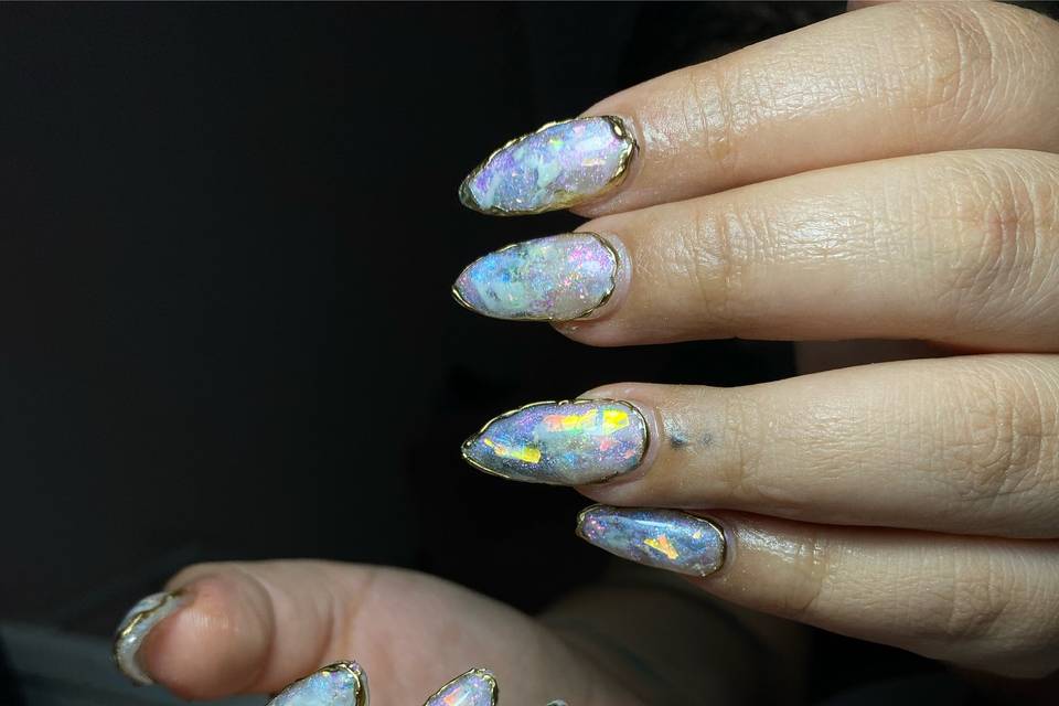 Uñas arcoíris