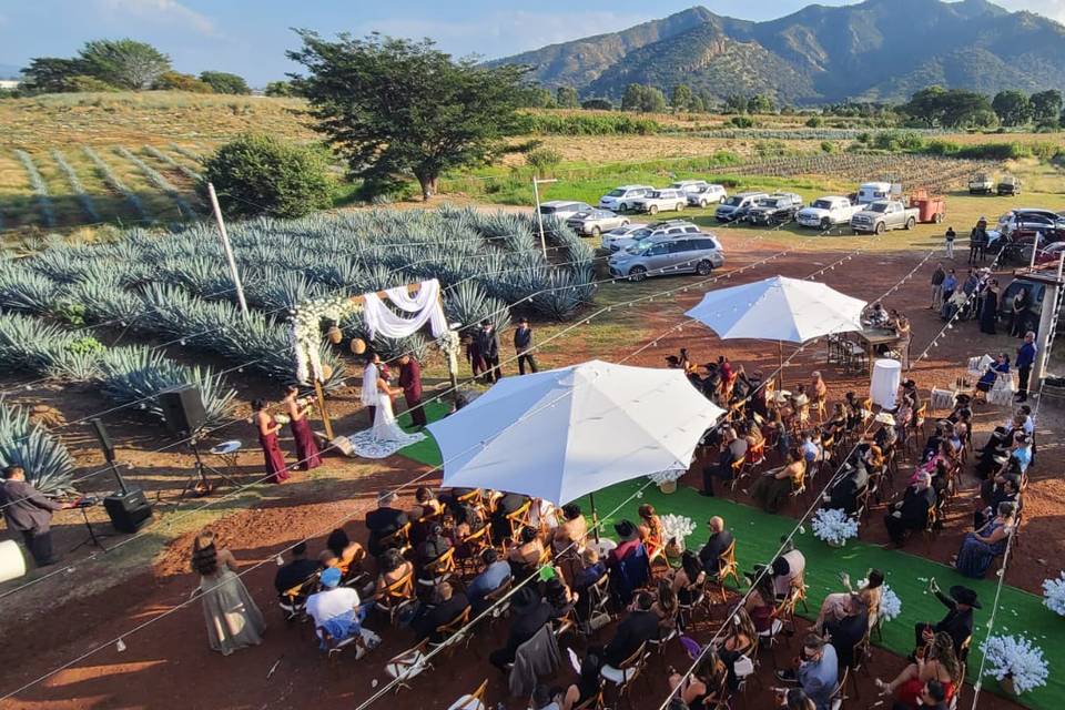Boda al aire libre
