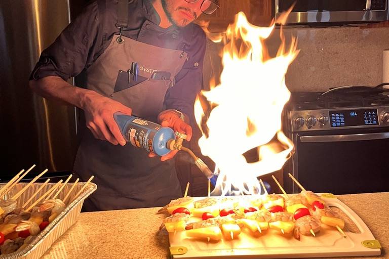 Cocinando con fuego