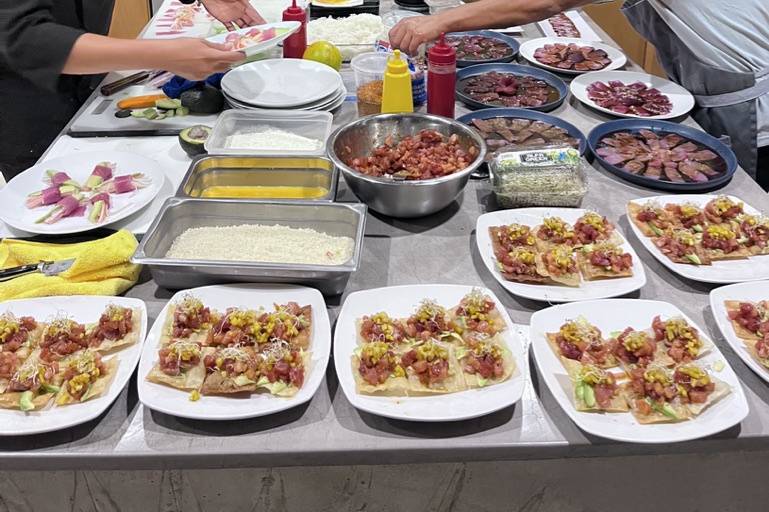 Creando el banquete