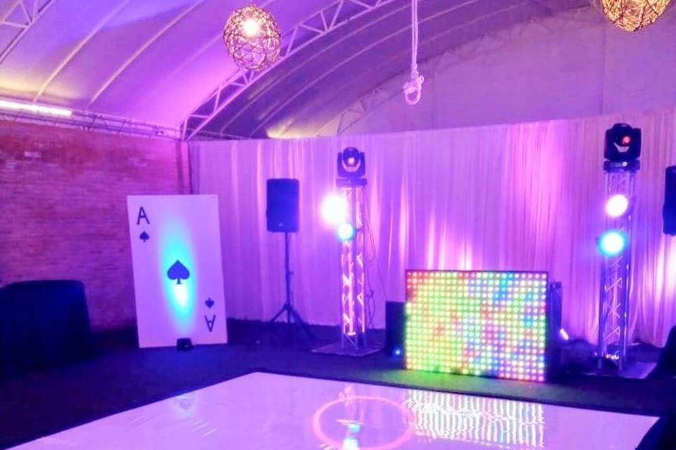 Espacio para la pista de baile