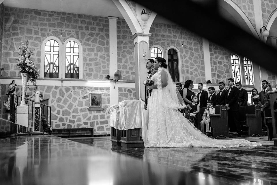 En el altar