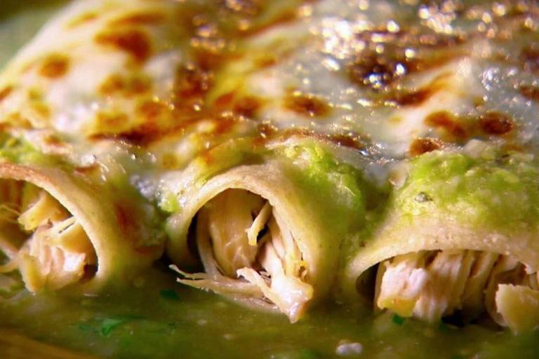 Enchiladas verdes