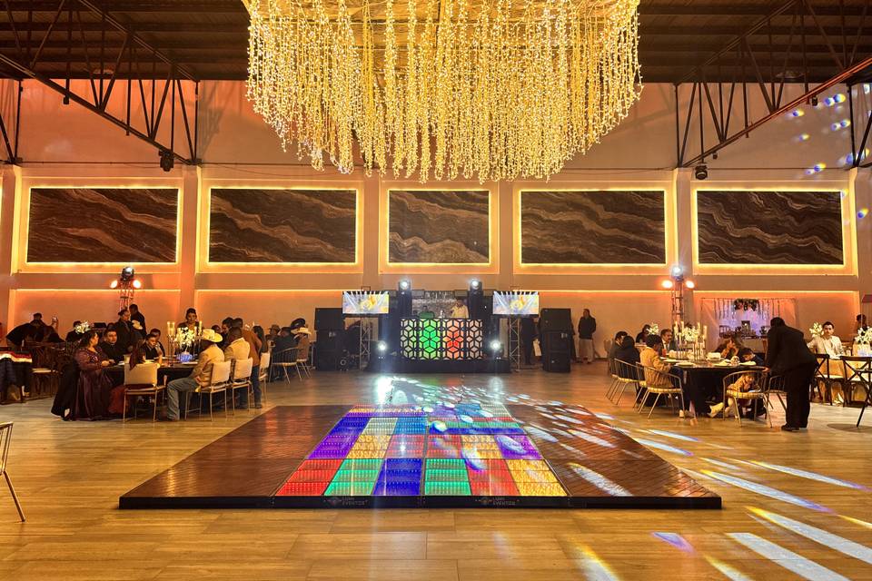 Audio iluminación y pista