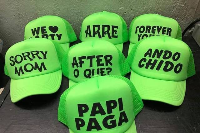 Gorras neón