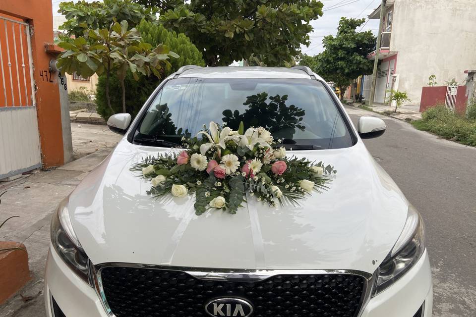 Renta camioneta para bodas