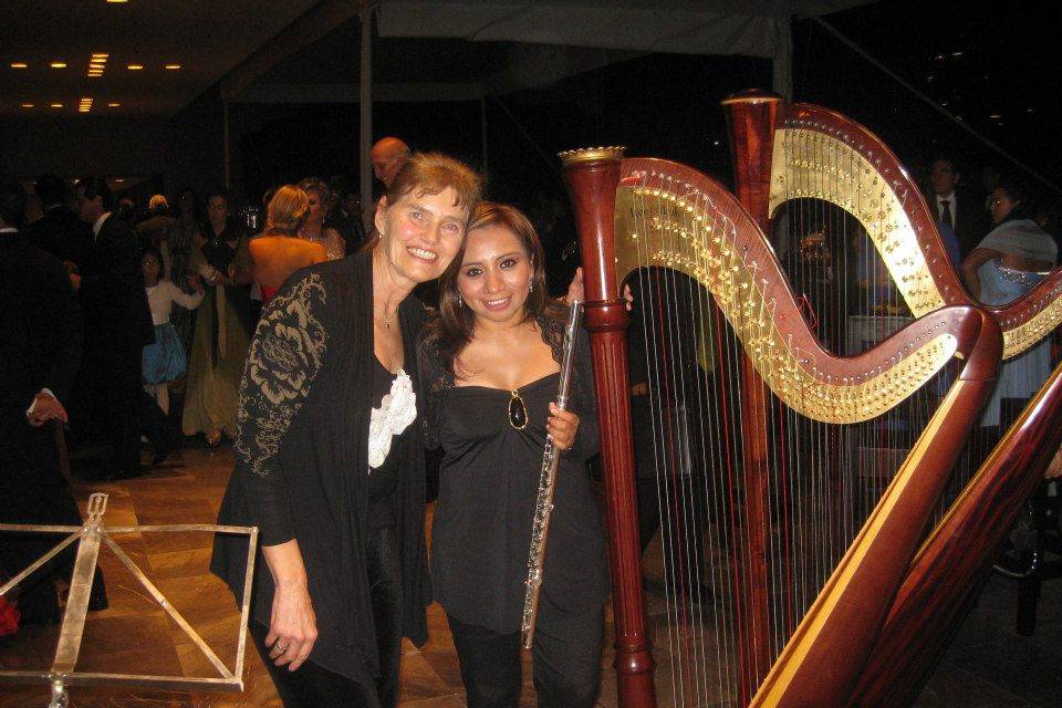 Arpa y flauta
