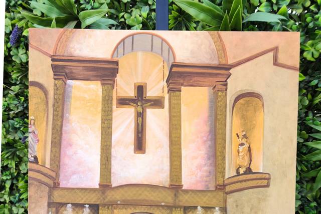 Pintura del primer beso