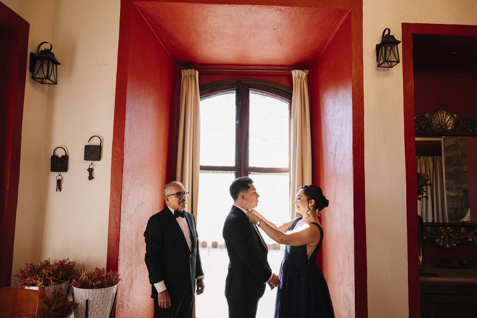 Getting ready novio