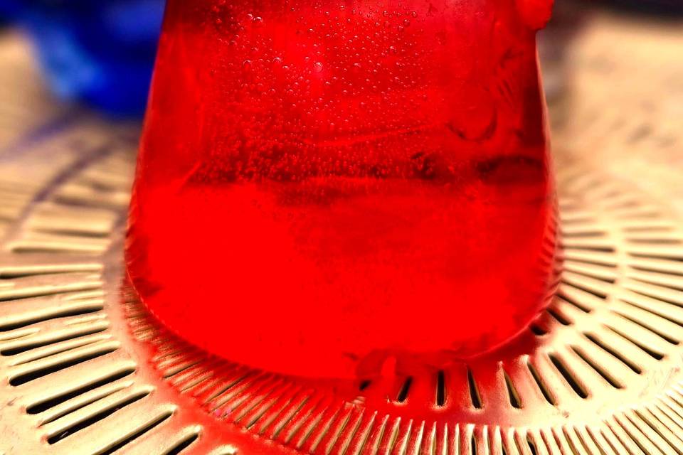 Bebida roja con chile