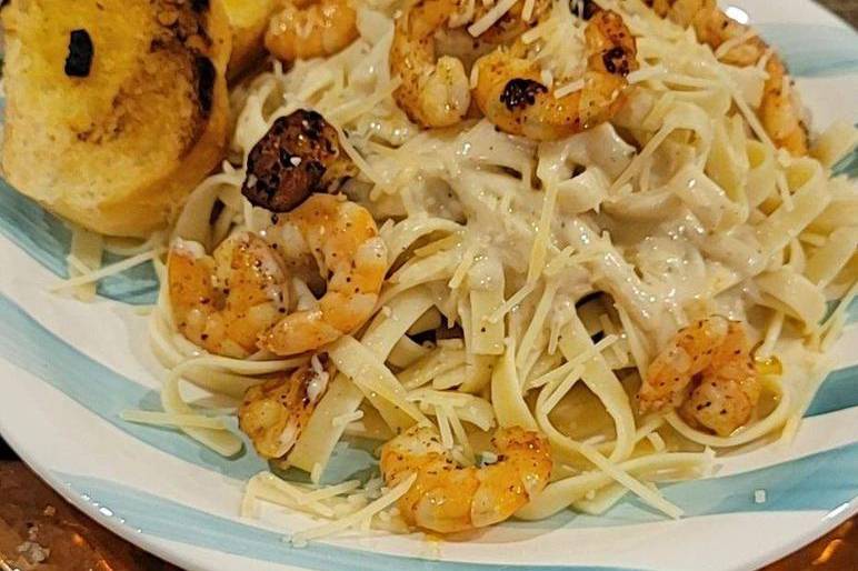 Shrimp pasta