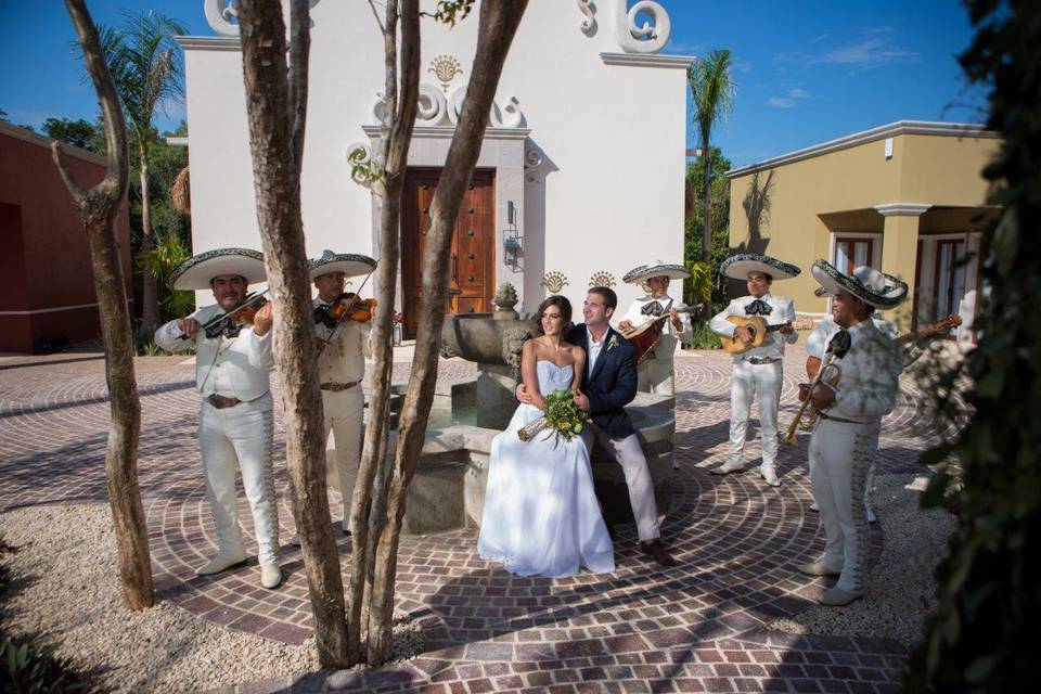 Novios en El Pueblito