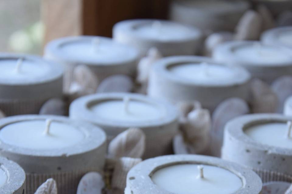 Velas para recuerdo de boda