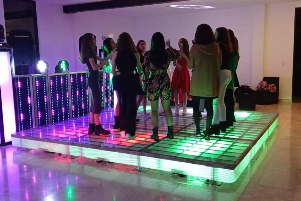 Pista de cristal/DJ