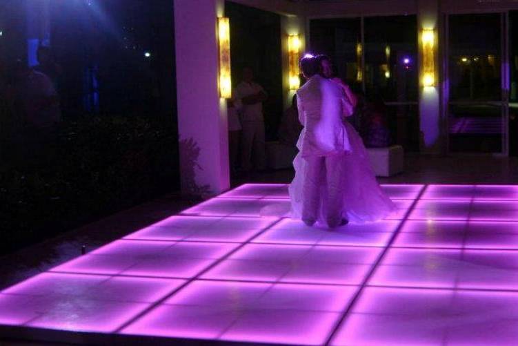 Pista de 4X6m Pista de leds