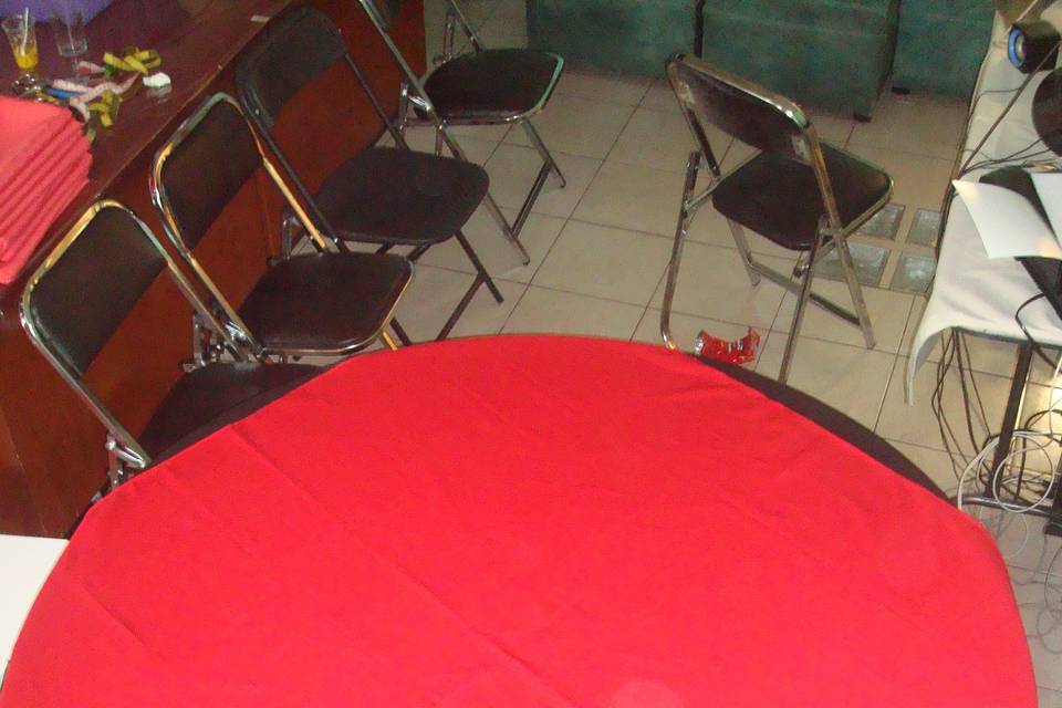 Mantel Redondo y rectangular
