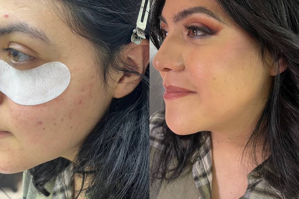 Maquillaje con aerógrafo