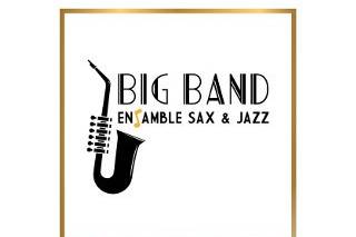 Big Band Ensamble Sax & Jazz Logo