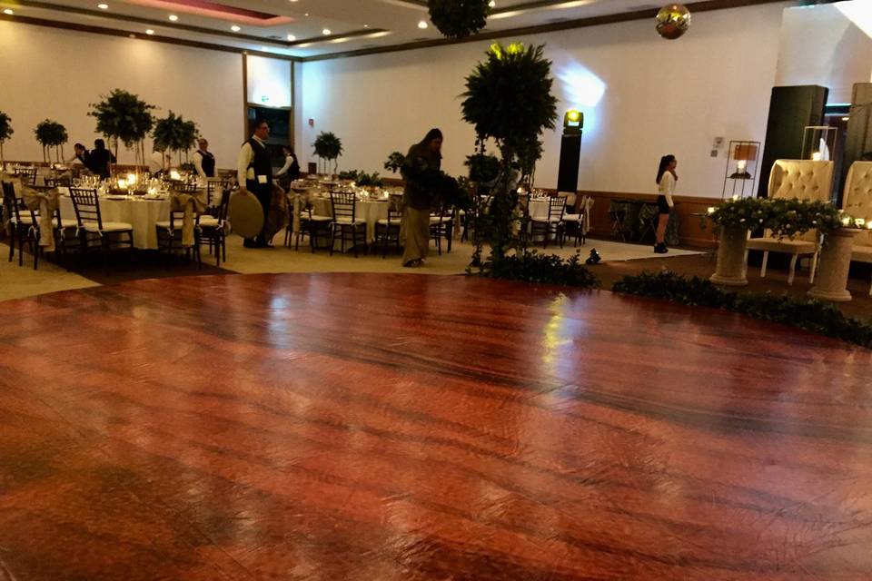 Pistas para baile - decoracion