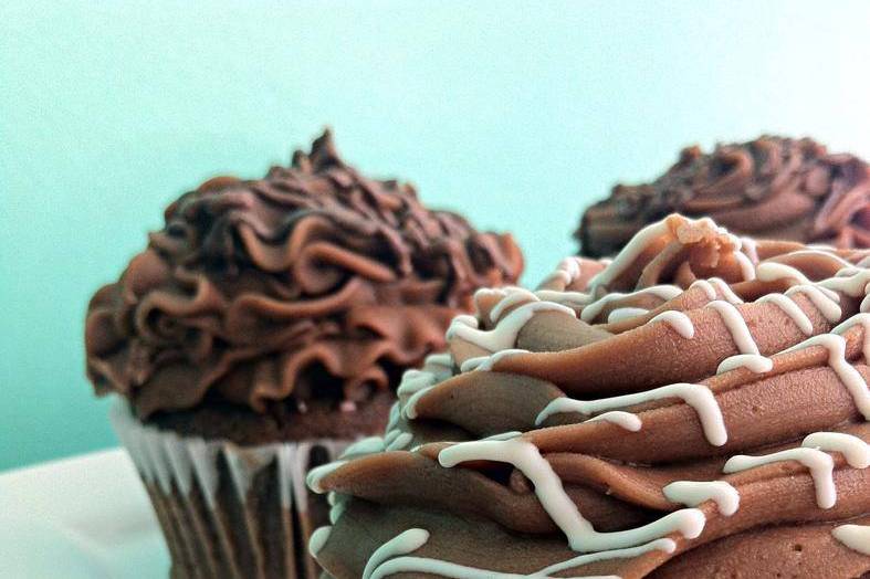 Cupcake de chocolate