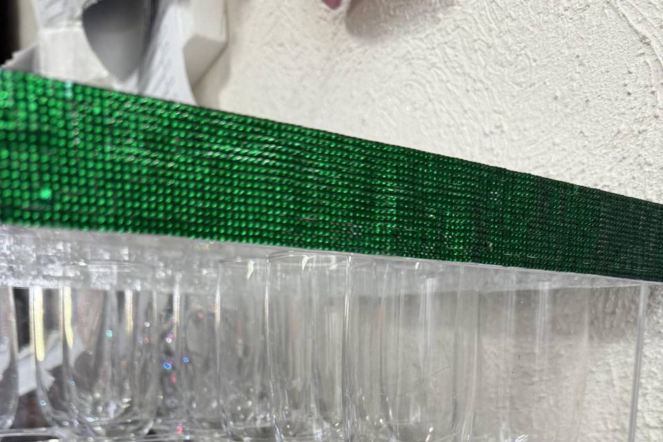 Copas con caja de acrílico