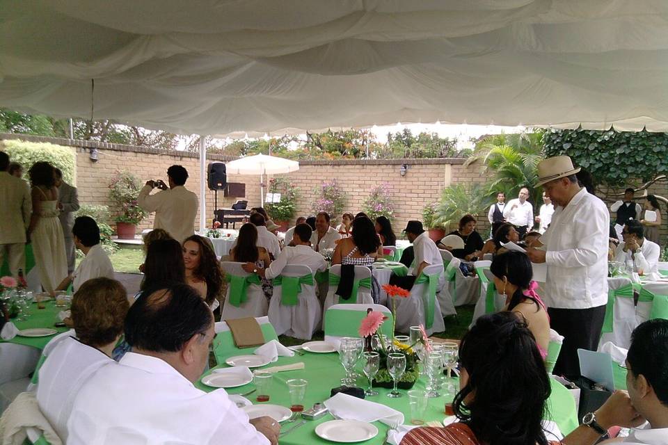 Boda en jardín en Morelos