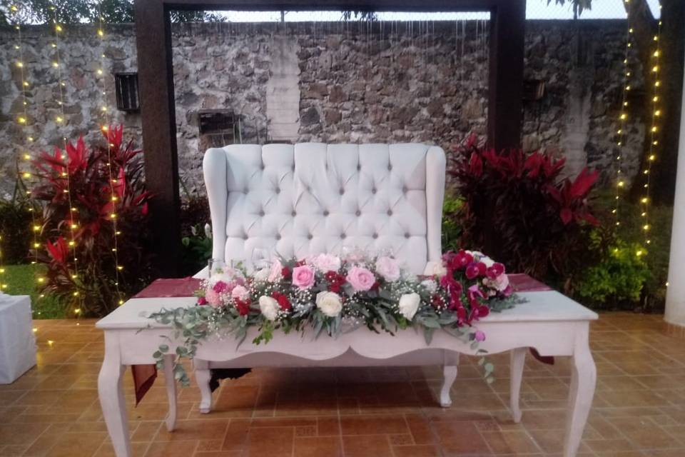 Sillón para los novios