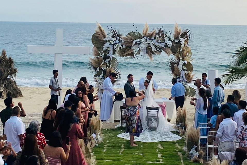 Ceremonia en la playa