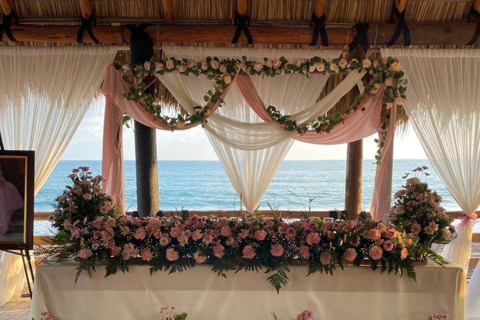 Decoración de flores