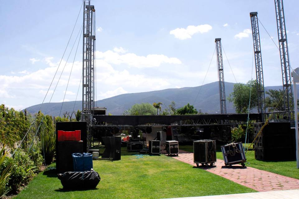 Montaje de escenario