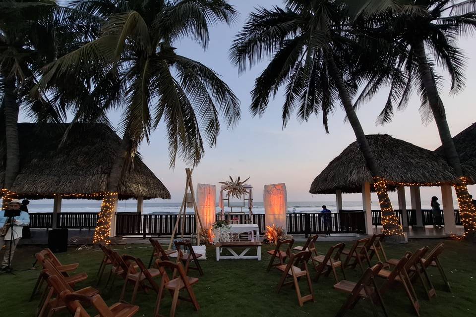 Boda en la playa