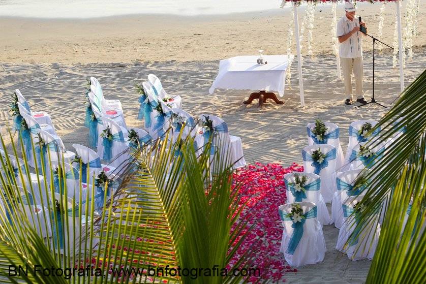 Ceremonia en playa