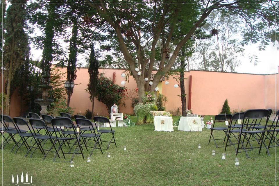 Boda en jardines