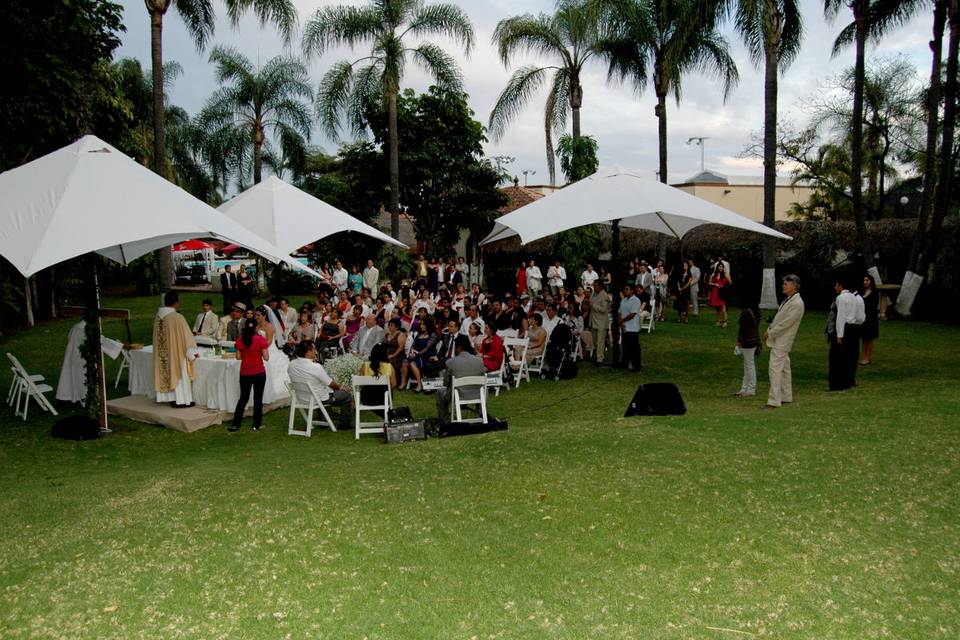 Ceremonia al aire libre