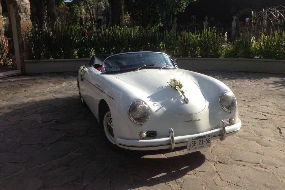 Porsche 1955 blanco