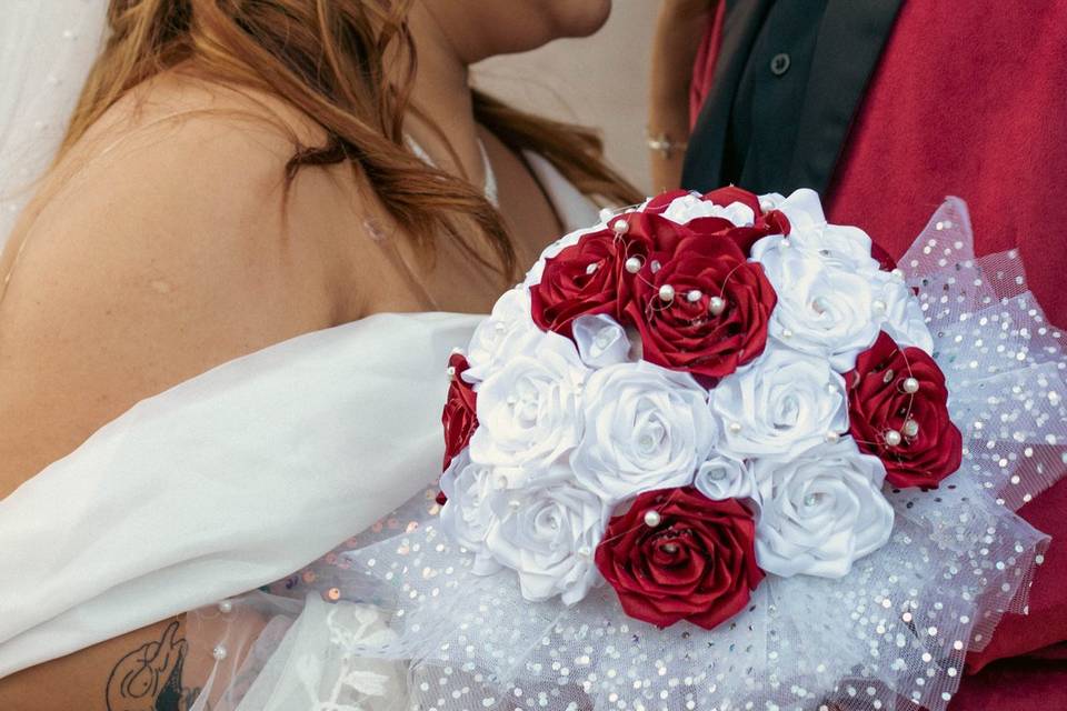 Fotos de pareja durante su matrimonio