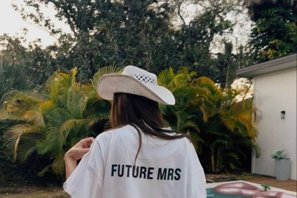 Playera novia future mrs