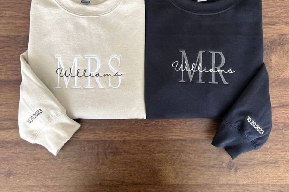 Duo sudaderas novios mrs & mr