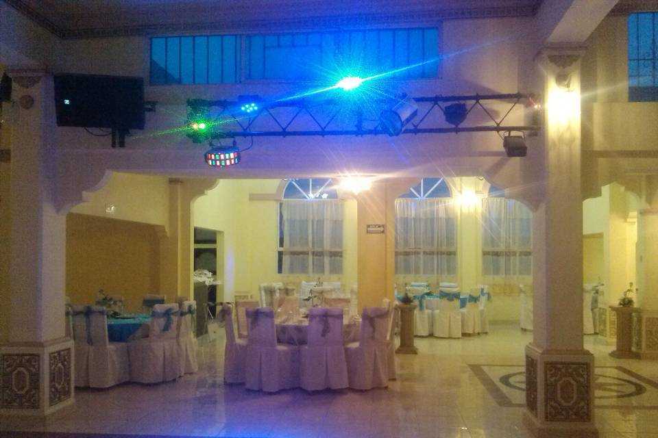 Pistas de  baile con luces