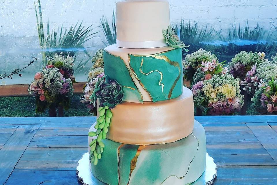 Pastel para 200 personas