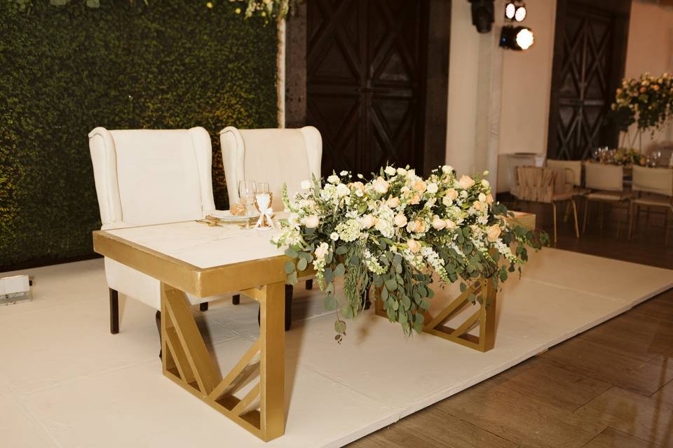 Mesa de novios